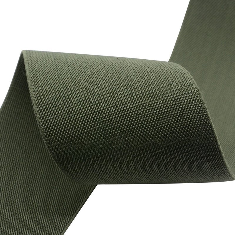 iCraft Strapcrafts 3-Inch Wide by 2-Yard Colored Woven Elastic Band,Army Green 13070 - Image 3